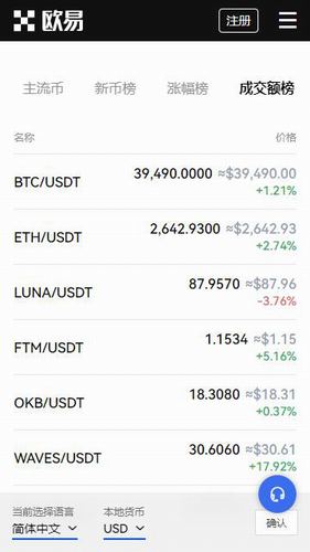 多终端交易界面