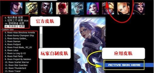 皮肤应用效果展示图