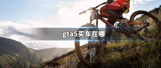 GTA5线上购车界面示意图