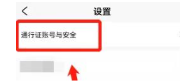 账号安全设置入口示意图