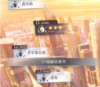 主线剧情进度示意图
