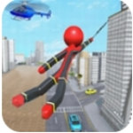 火柴人绳索英雄3免费动作冒险手游v3.2 无限生命版