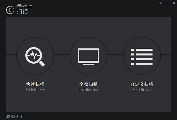 扫描界面示意图