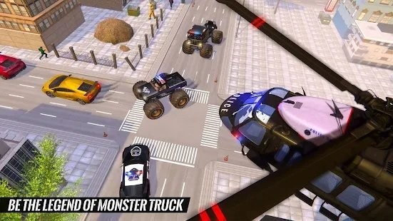 u8b66u8f66u5927u4f6cu8ffdu9010u5192u9669(Police Monster Truck Chase)